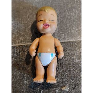 Mattel 2006 Mini baby doll toy figure happy